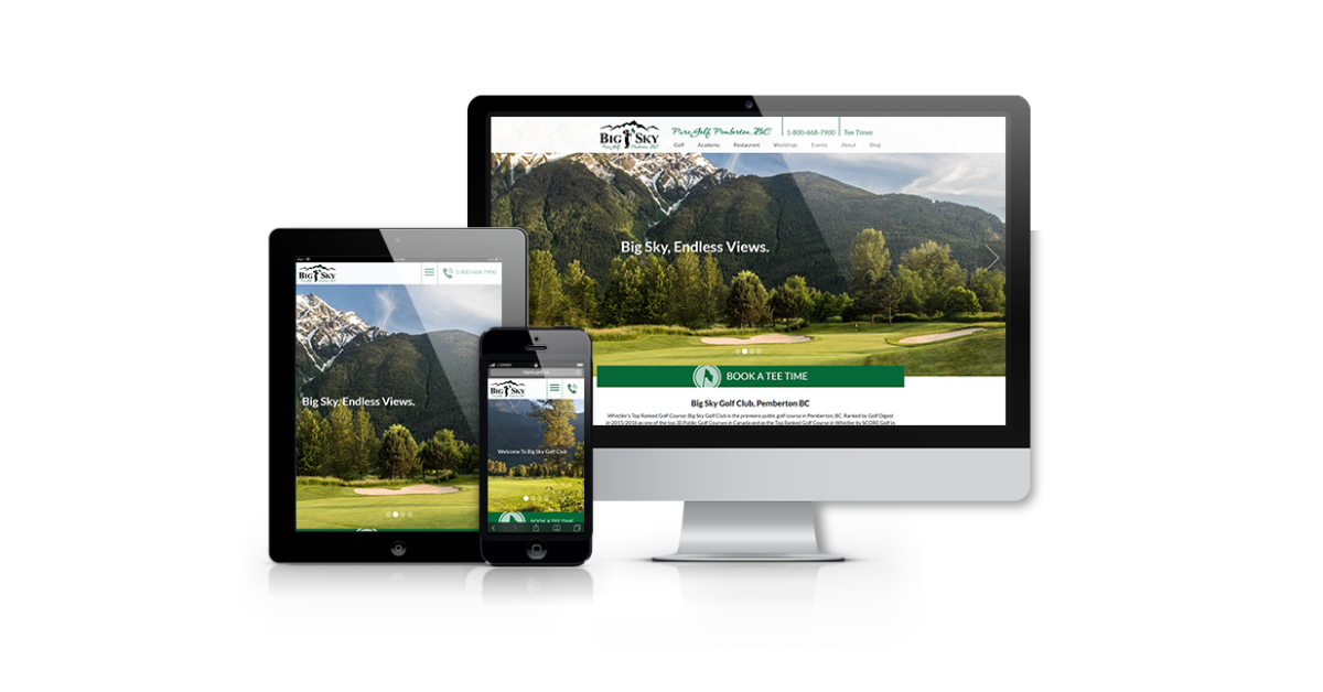 New Website For Big Sky Golf Club