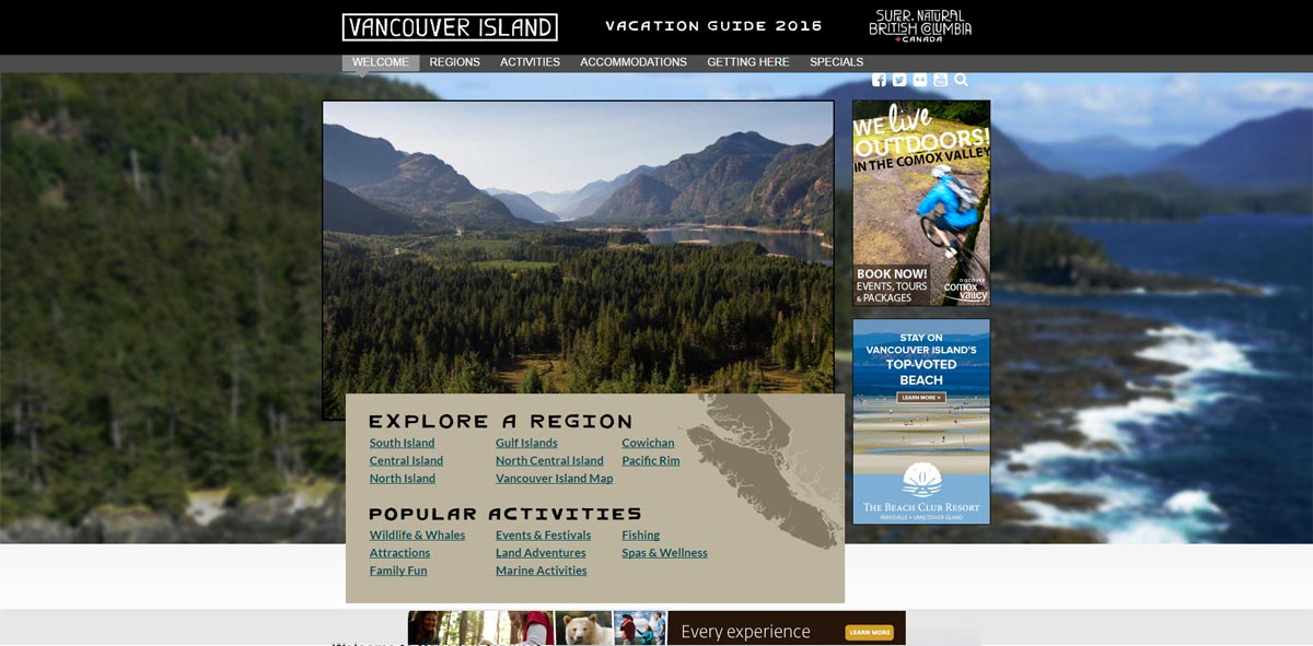 Client: Tourism Vancouver Island