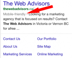 Google Now Identifying Mobile Friendly Websites