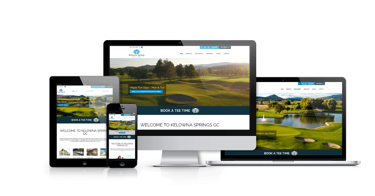 Kelowna Springs Website Portfolio