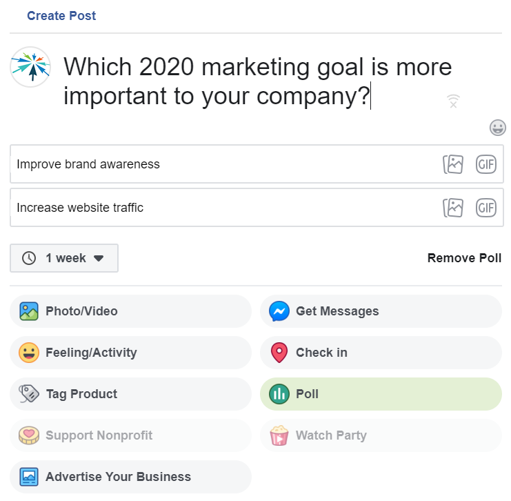 Facebook Poll