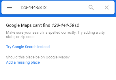 Maps can't find screenshot
