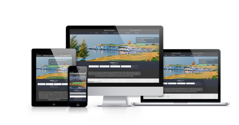 BC Golf Safaris Responsive Website